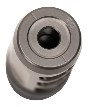 Area 419 Hellfire Ti Self-Timing Muzzle Brake 30 Cal 5/8x24 Titanium