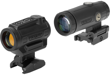 Holosun ARO-RD2 22mm 2 MOA Red Dot Sight with HM3X 3X Magnifier Combo - Black