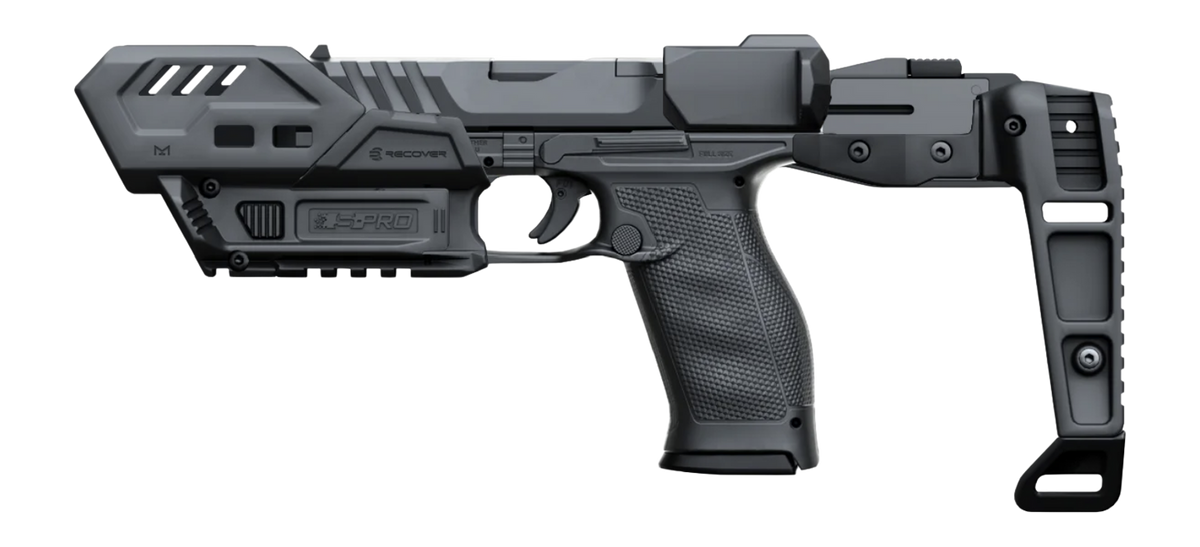 Recover Innovations S-Pro Basic Conversion Kit Walther PDP Black Pistol Stabilizer