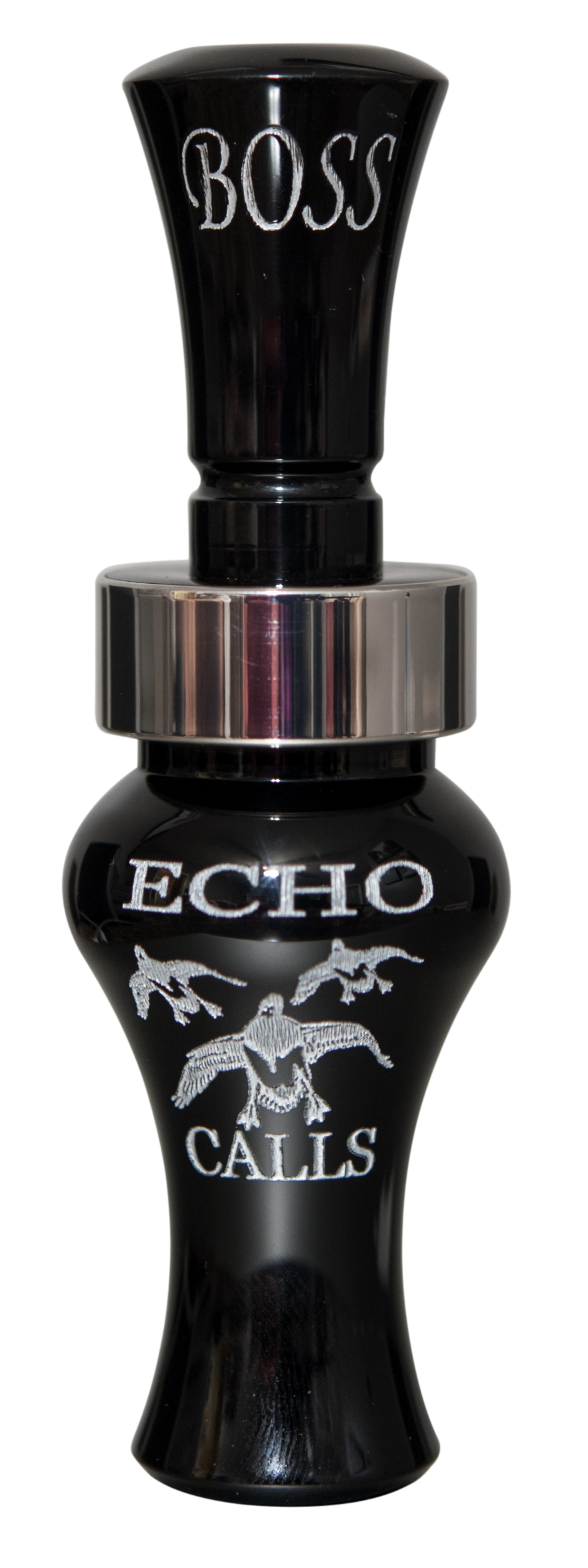 Echo Calls Boss Single Reed Mallard Duck Call Black Acrylic