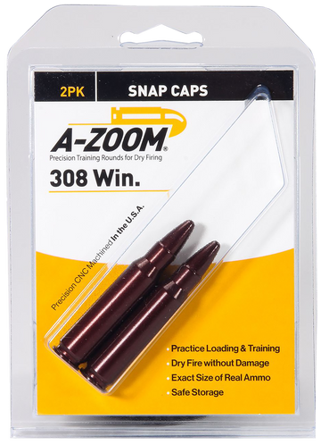 A-Zoom 12228 Rifle Snap Caps 308 Win/7.62 NATO 2-Pack