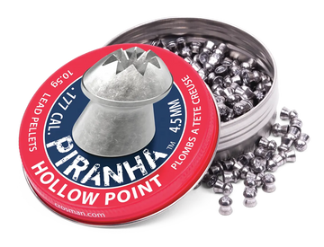 Daisy Piranha .177 Cal 10.5gr Hollow Point Lead Airgun Pellets 400/Tin
