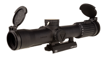 Trijicon VCOG 1-8x28mm 34mm Tube LED Illuminated Red MRAD Segmented Circle Riflescope - Matte Black