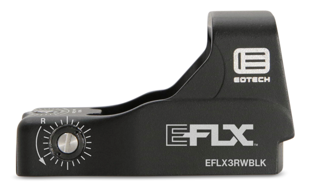 EOTech EFLX Mini Reflex 1x 3 MOA Red Dot Sight - Matte Black