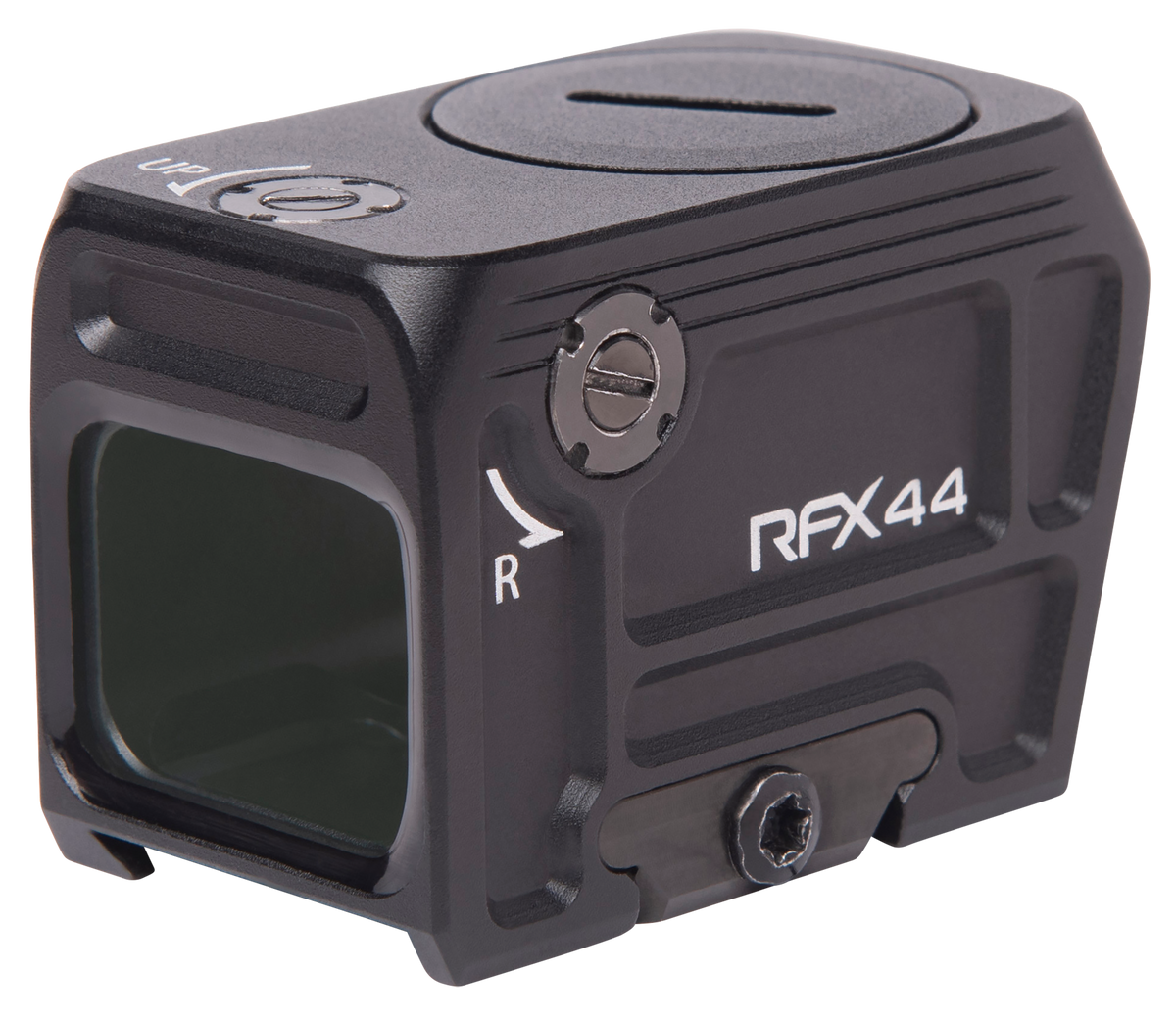Viridian RFX44 Closed Emitter Green Dot Reflex Sight 5 MOA 1x 21x16.5mm - ACRO/Picatinny High Mount