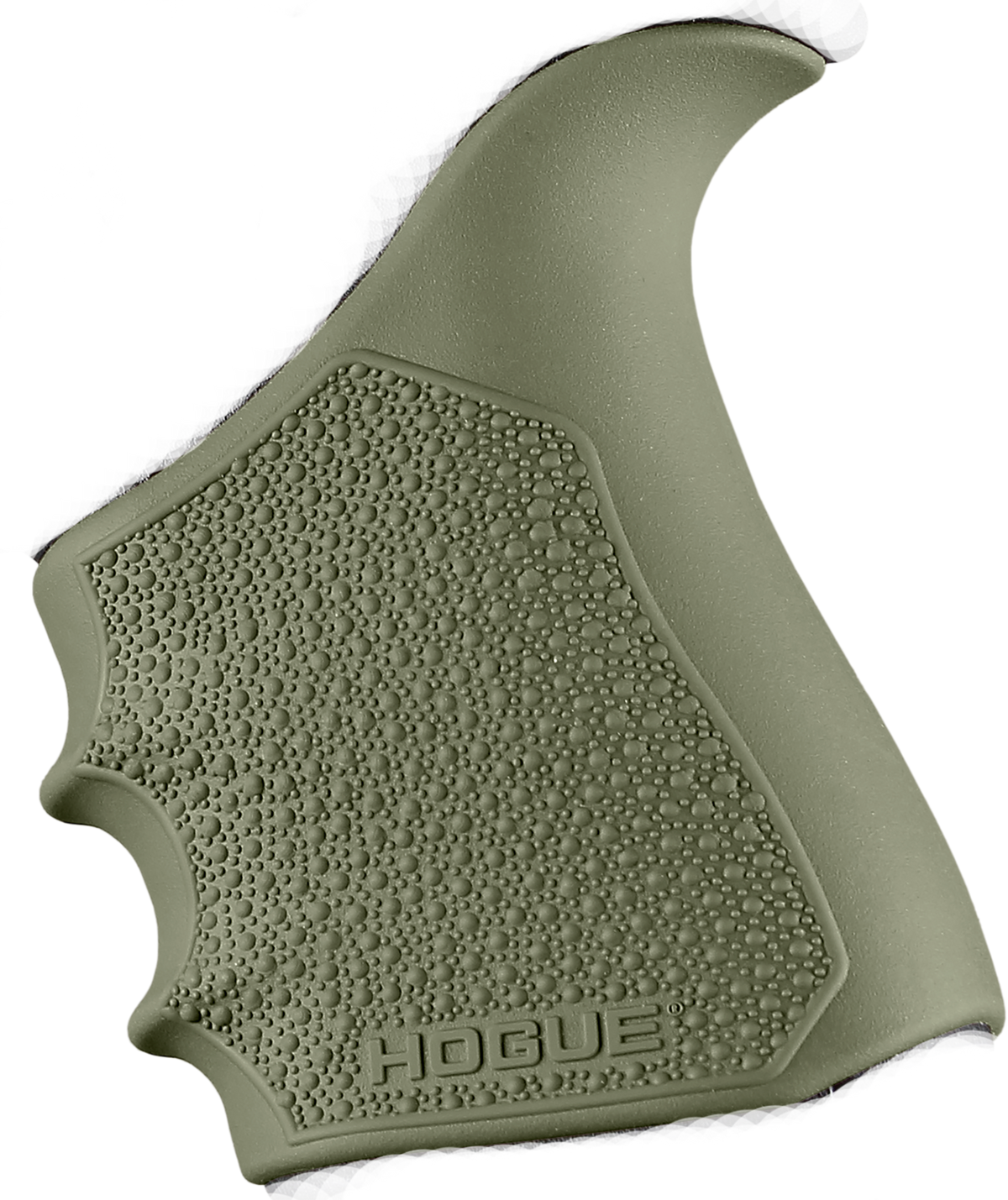 Hogue HandAll Beavertail Grip Sleeve Rubber OD Green - Glock 19/23/32/38