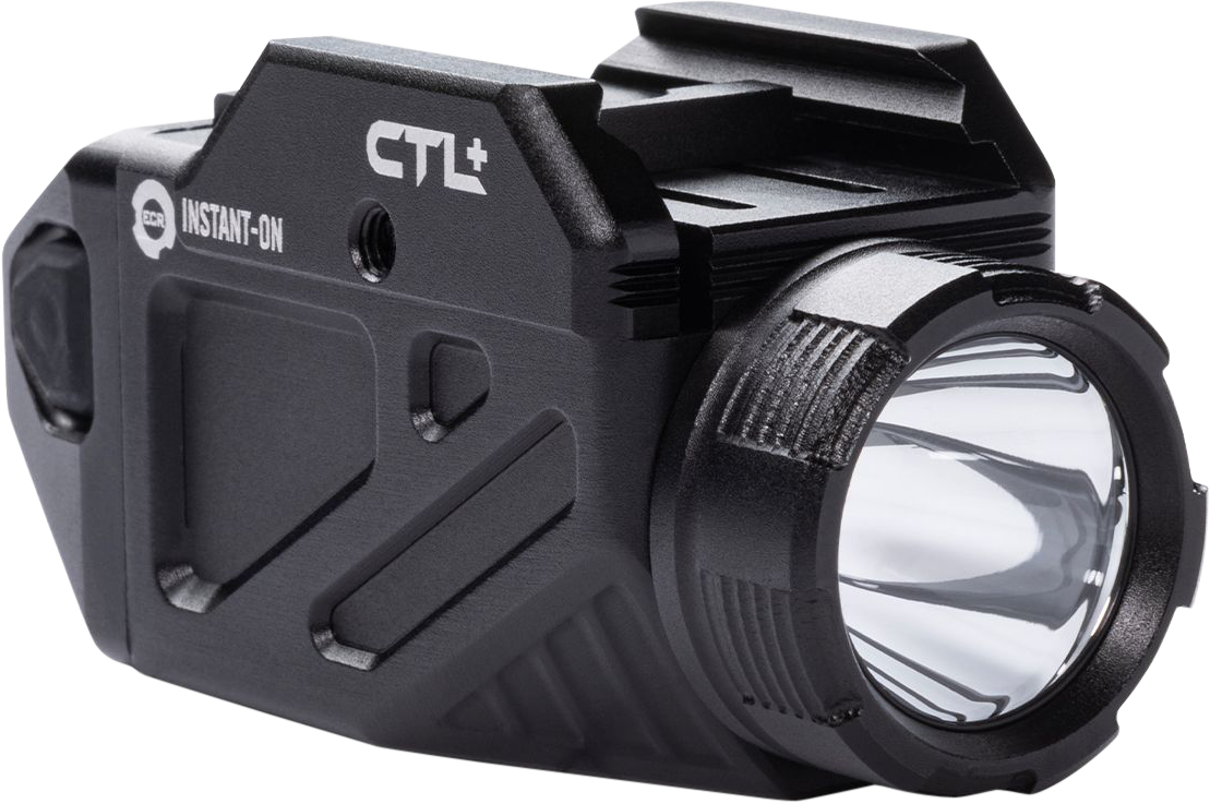 Viridian CTL+ with SAFECharge C Series Tactical Light 200/400/1,100 Lumens White LED - Black