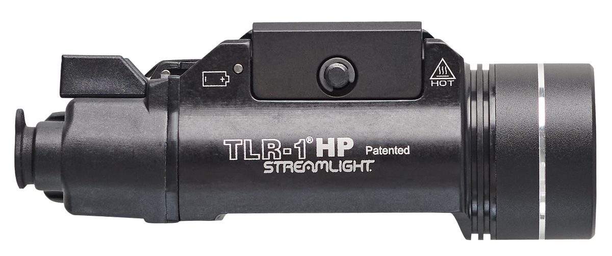 Streamlight TLR-1 HP Long Gun Kit 1000 Lumens 65000 Candela Black Aluminum Rail Mount