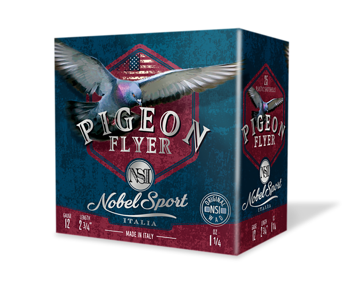 Nobel/Eurosports Pigeon Flyer 12 Gauge 2" 1-1/4 oz #7.5 Shot 1260 fps - Box or Case