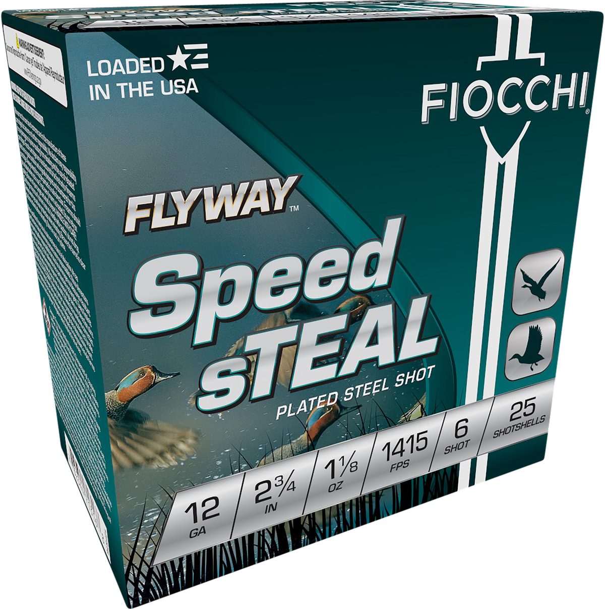 Fiocchi Flyway Speed Steel 12 Gauge 2.75" 1 1/8 oz #6 Shot - Box or Case