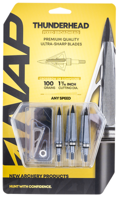 NAP Thunderhead Fixed Broadhead 100gr 3-Blade 5 Pack