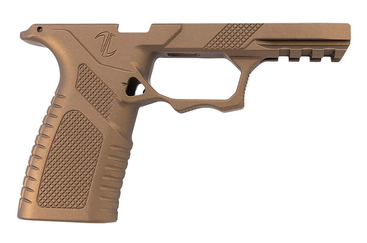 Timber Creek Outdoors Pro Grip Module Burnt Bronze Aluminum - Fits Sig P365 X Macro