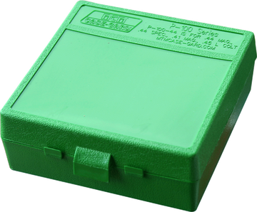 MTM Case-Gard P-100-44 44 Mag/45 LC 100rd Flip-Top Pistol Ammo Box Green