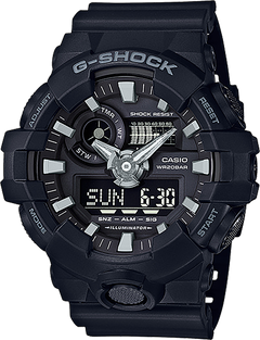 G-Shock GA700-1B Premier Analog-Digital Resin Watch - Black