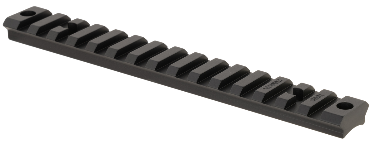 Warne Mountain Tech 20 MOA Picatinny Scope Rail - Savage Axis/Edge - Black Anodized