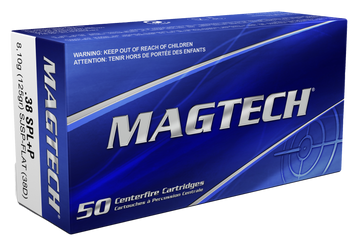 Magtech 38D Range/Training 38 Special +P 125gr Semi-Jacketed Soft Point - Box or Case