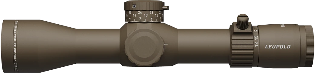 Leupold Mark 5HD 3.6-18x44 FFP PR2-MIL 35mm Riflescope - Flat Dark Earth