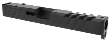 TacFire Replacement Slide 9mm Luger Graphite Black Cerakote Optics Cut Slide Ports - Glock 17 Gen3