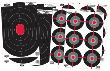 Birchwood Casey 35725 Dirty Bird Combo Pack Silhouette/Bullseye Hanging Paper Target 12 x 18 8 Per Pkg
