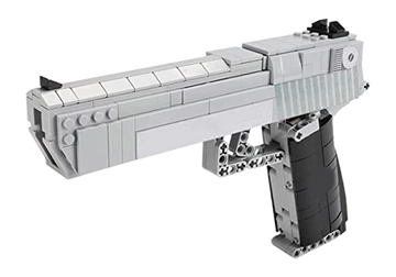Pachmayr CBG-BB-4 Caliber Gourmet Building Blocks Hand Gun Toy 528-Piece Set
