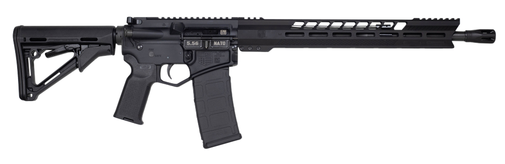 Diamondback DB15 5.56x45mm NATO 16" 30+1 Semi-Auto Rifle - Black/Gold Lower