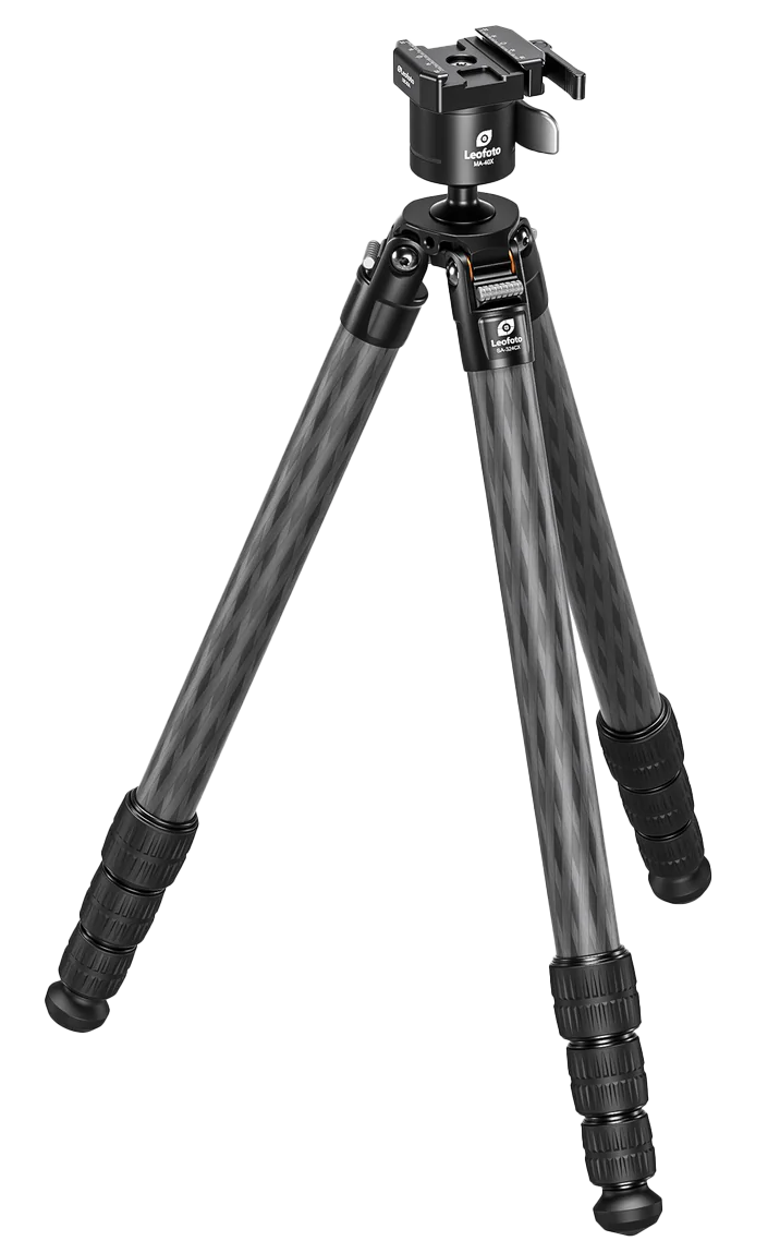 Leofoto USA SA-324CX+MA-40X Carbon Fiber Tripod Combo 60.24" 25kg Load