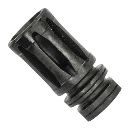 KAK Industry A2 Birdcage 5.56 NATO 1/2x28 Flash Hider - Black Phosphate