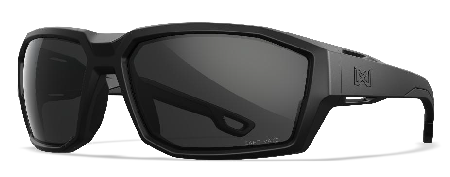 Wiley X Alpine CAPTIVATE Gray Lens Matte Black Frame Safety Glasses