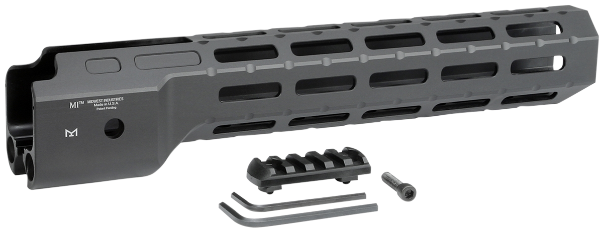 Midwest Industries Combat Ruger PC9 12" M-LOK Free-Float Handguard - Black