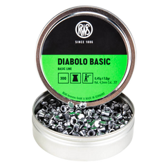 Umarex USA RWS Diabolo Basic .177 Cal 7gr Wadcutter Lead Airgun Pellets 300/Box