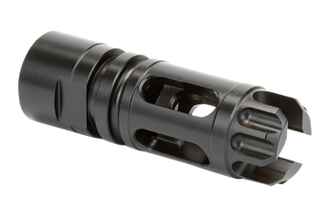 Griffin Armament Gate-LOK Flash Comp 30 Cal 5/8x24 17-4 Stainless Steel - Black Nitride