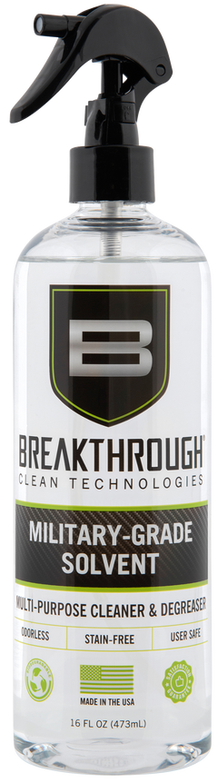 Breakthrough Clean Military-Grade Solvent 16oz Trigger Spray Gun Cleaner