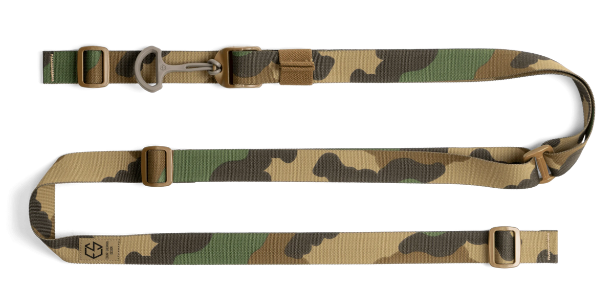 Edgar Sherman Design ESD Sling M81 Woodland - 2-Point Combat Rifle Sling