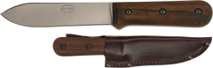 Ka-Bar BK62 Becker Kephart 5.13" Fixed Drop Point Plain Edge 1095 Cro-Van Walnut Handle