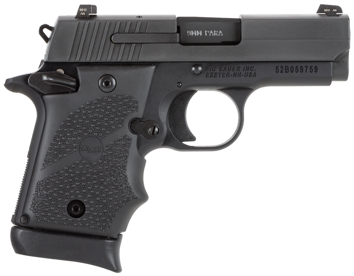 Sig Sauer P938 BRG Micro-Compact 9mm Luger 3" 7+1 SAO Pistol - Ambidextrous Safety
