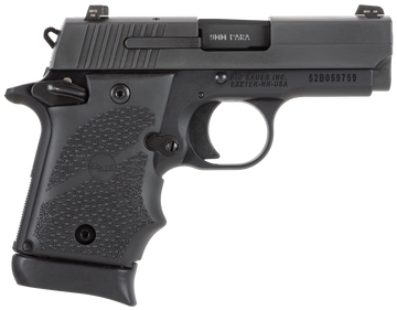 Sig Sauer P938 BRG Micro-Compact 9mm Luger 3" 7+1 SAO Pistol - Ambidextrous Safety