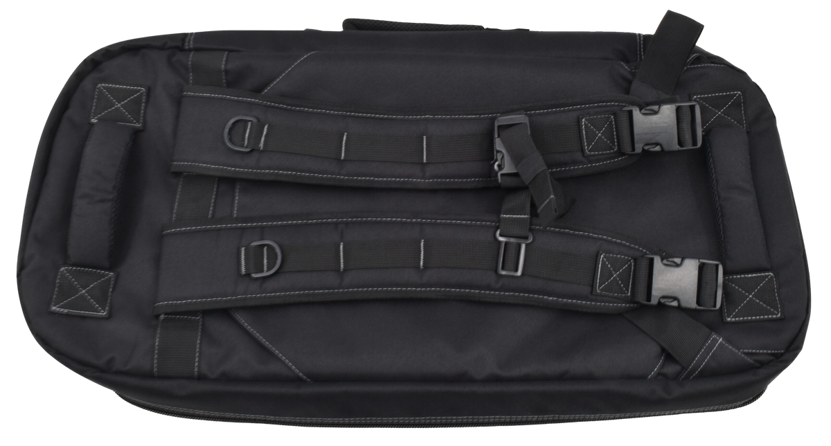 Advance Warrior Solutions Frame 28" Tactical Rifle Backpack - Black/Gray 600D Polyester Molle — view 2