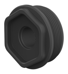 Breek Arms Universal Hub Direct Thread Low Profile 5/8x24 Stainless - Black — view 2