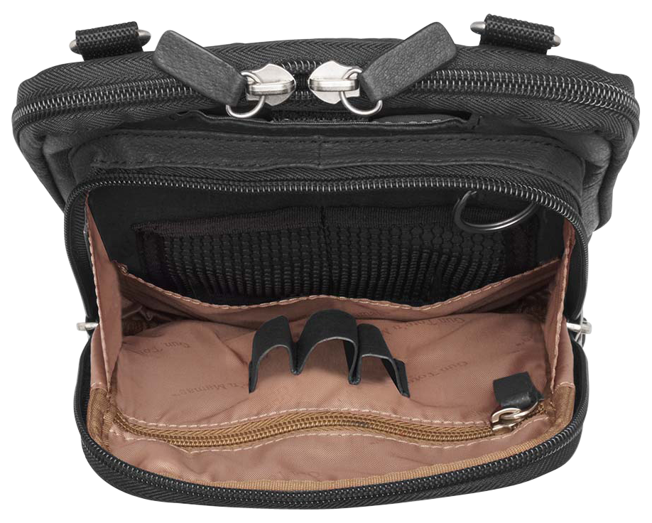 GTM GTM-99 Crossbody Shoulder Pouch - Black — view 2