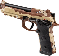 Beretta 92XI SAO Combat 9mm Luger 4.7" 10+1 Semi-Auto Pistol - Chocolate Chip Camo Cerakote — view 2
