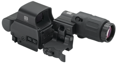 EOTECH HHS II EXPS2-2 & G33 Magnifier 1x/3x 1 MOA Red Dot/68 MOA Ring - Matte Black — view 2