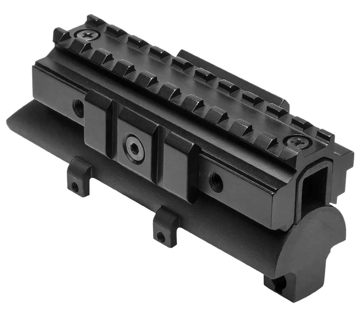 NcSTAR SKS Tri-Rail Weaver Receiver Cover 4.80" - Black — view 2