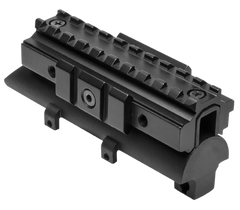 NcSTAR SKS Tri-Rail Weaver Receiver Cover 4.80" - Black — view 2