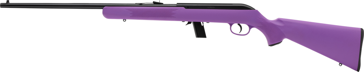 Savage 64 F 22 LR 21" 10+1 Semi-Auto Rifle - Purple Synthetic Stock — view 2