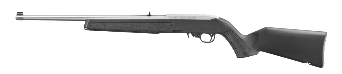 Ruger 10/22 22 LR 18.50" 10+1 Semi-Auto Rimfire Rifle - Satin Stainless — view 2
