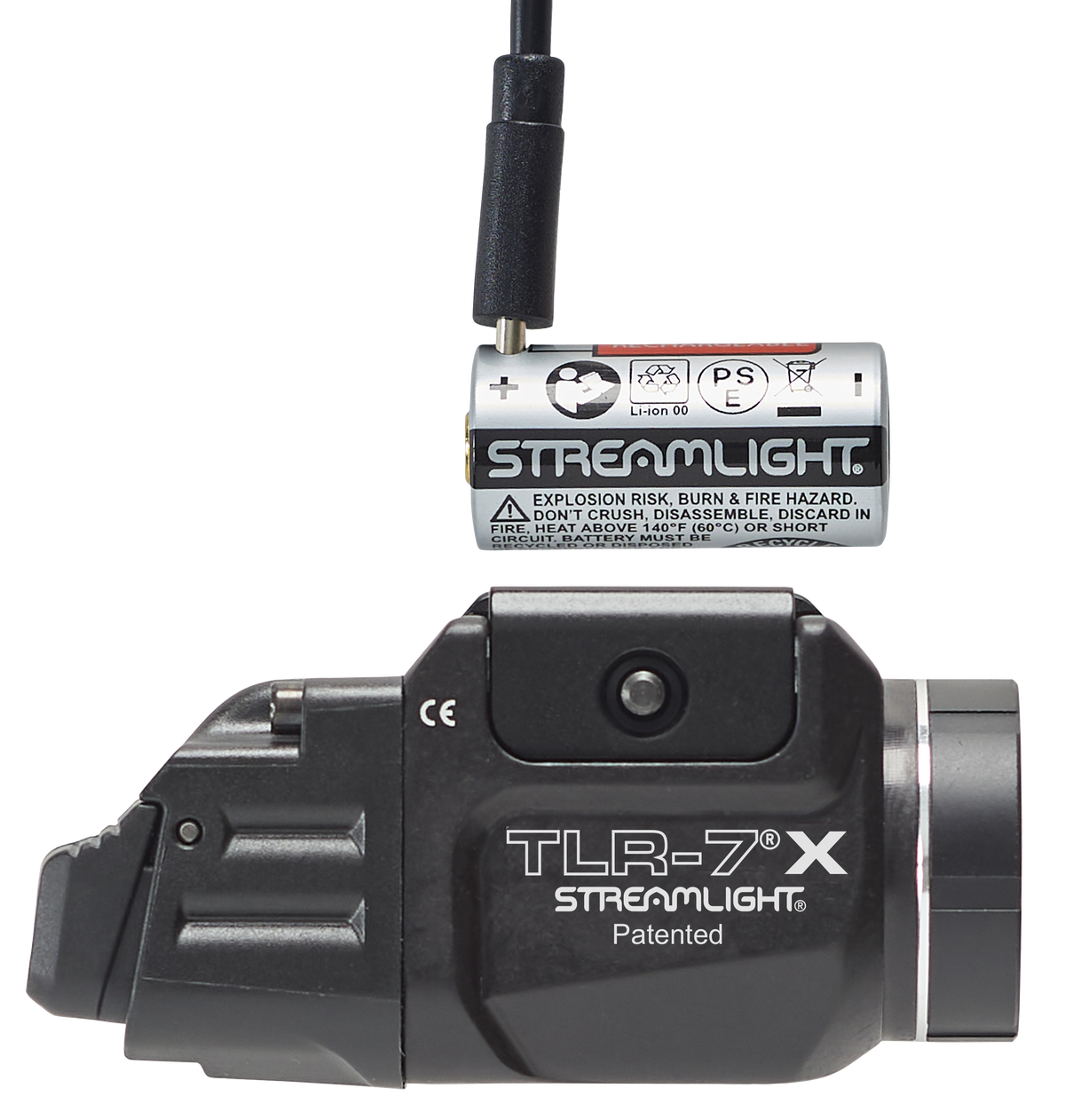 Streamlight 69424 TLR-7X Weapon Light 500 Lumens White LED Black Anodized — view 2