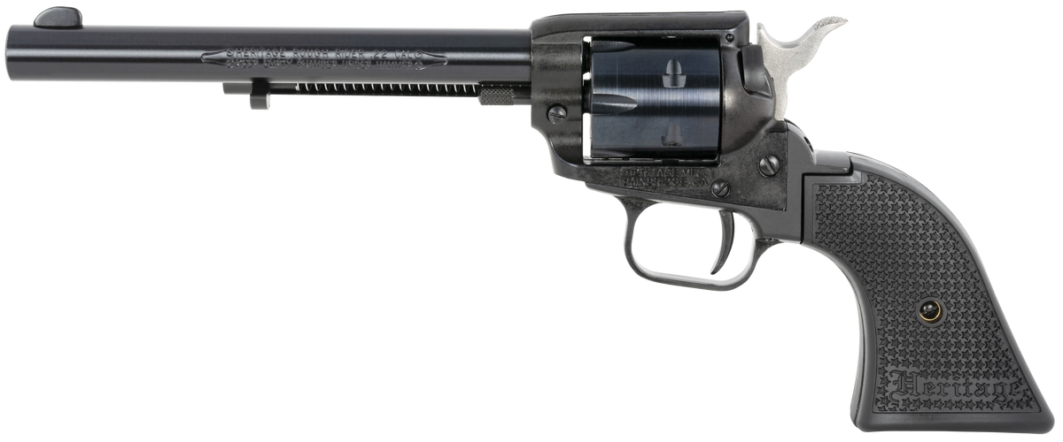 Heritage Mfg Rough Rider 22 LR 6.5" 6-Rd SAO Revolver - Black — view 2