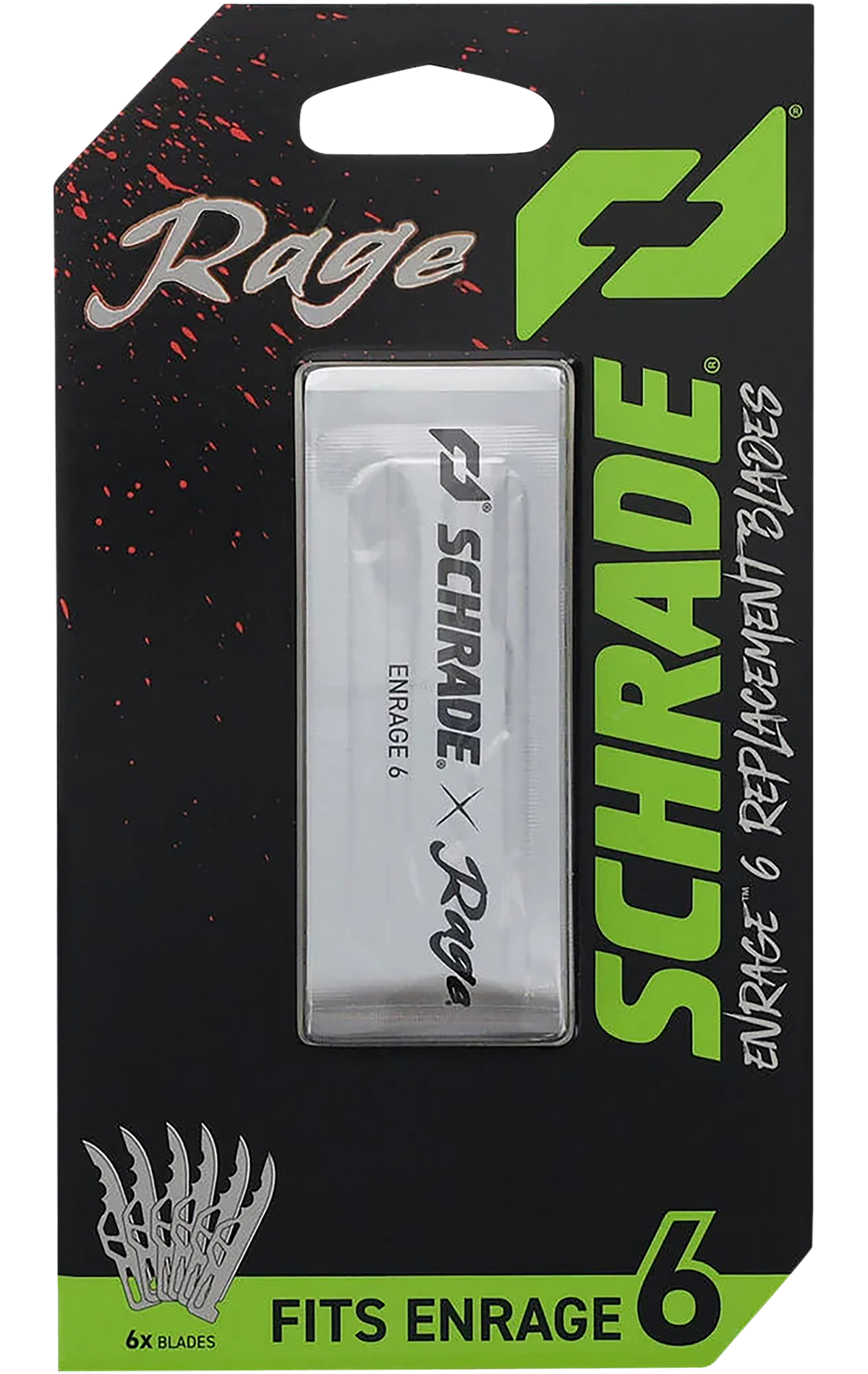 Schrade Enrage Replacement Blades 2.6" 420A Stainless Steel Satin - 7 Pack — view 2