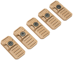 Strike Industries LINK Cover Flat Dark Earth Polymer M-LOK & KeyMod Rail Cover 5 Pack — view 2
