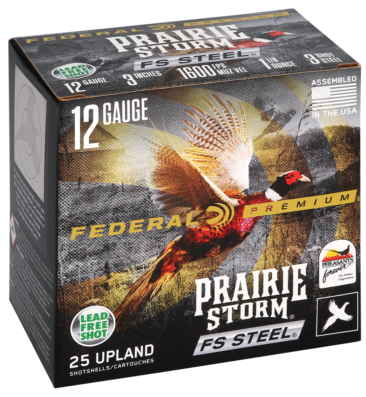 Federal PFSX207FS3 Premium Prairie Storm FS 20Gauge 3" 7/8oz 3Shot 25 Per Box/10 Case — view 2